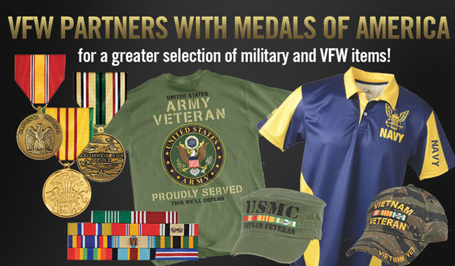 Which retailers sell VFW patches?