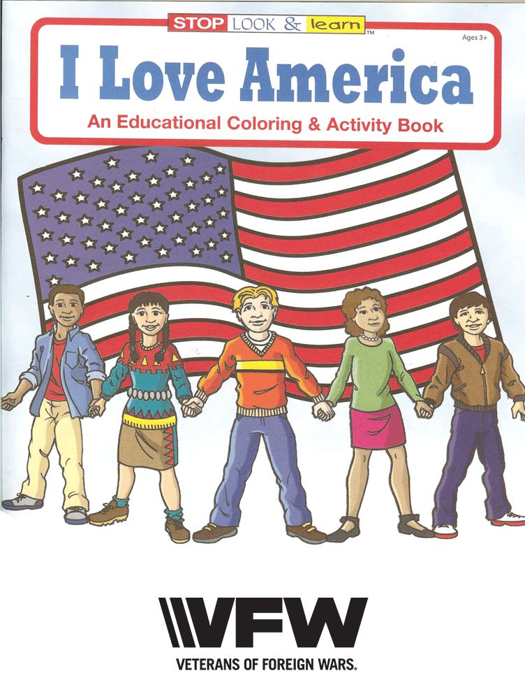 Download Vfw Store I Love America Coloring Book